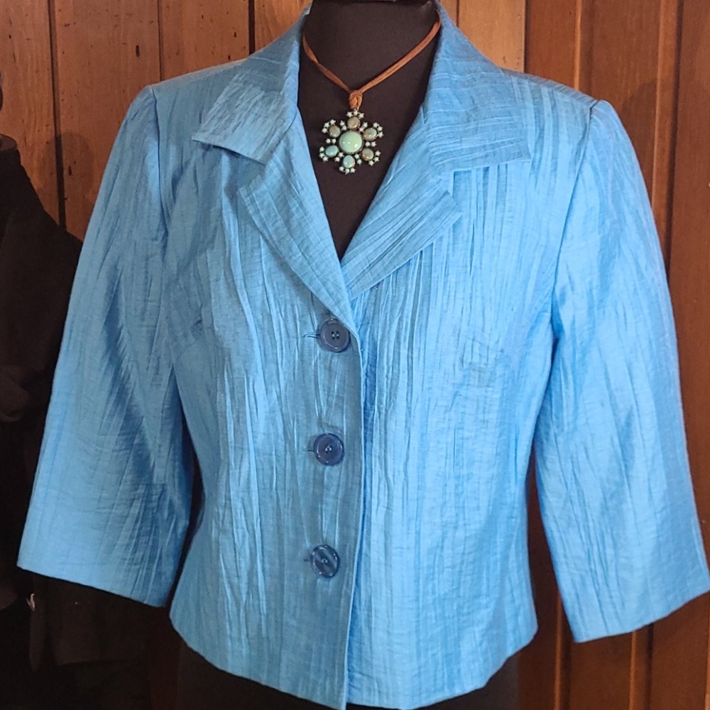Investments 3/4 Sleeve jacket size 12p
